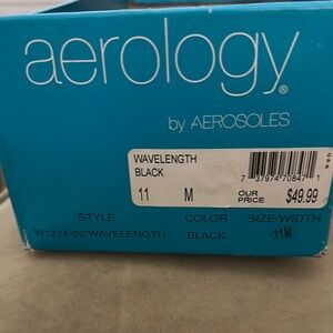 AEROSOLES Black Loafers